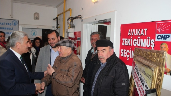 CHP Milletvekili Aday Adayı Avukat Zeki Gümüş seçim ofisi açtı  