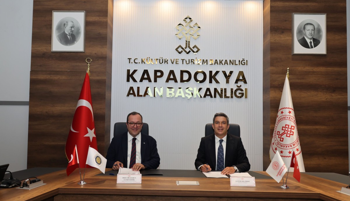 Kapadokya Alan Başkanlığı ile Ankara Üniversitesi arasında iş birliği protokolü imzalandı 