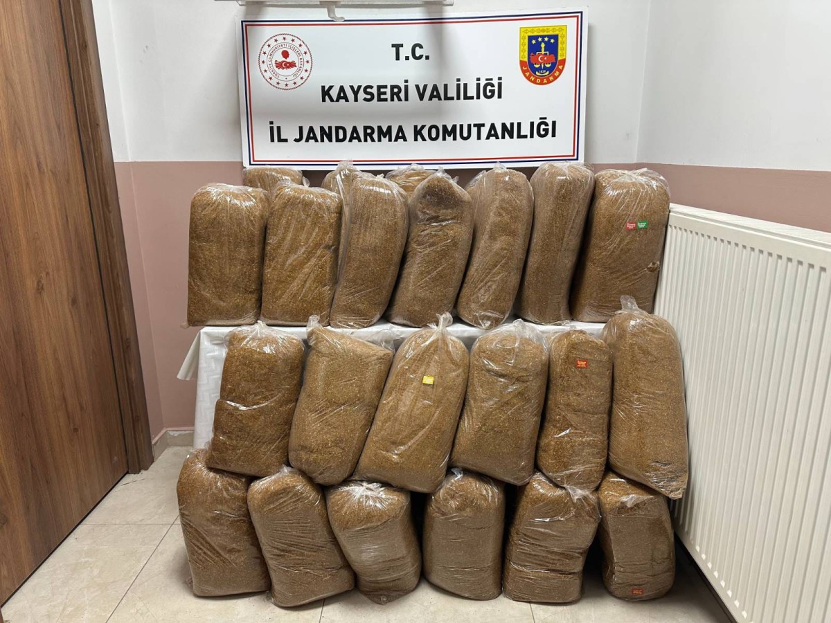 Jandarma'dan bandrolsüz tütüne operasyon 