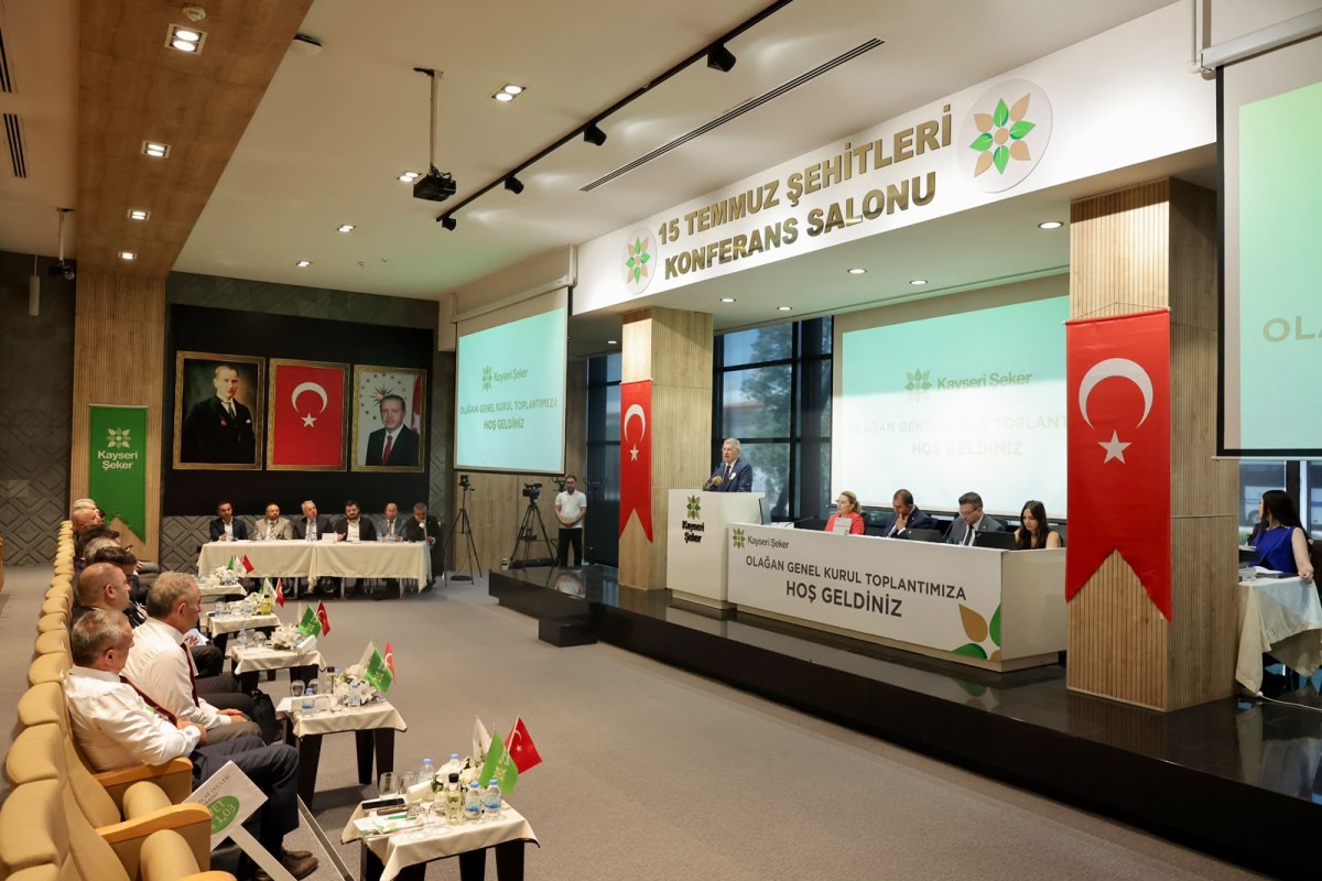 KAYSERİ ŞEKER'DE OLAĞAN MALİ GENEL KURUL TOPLANTISI YAPILDI