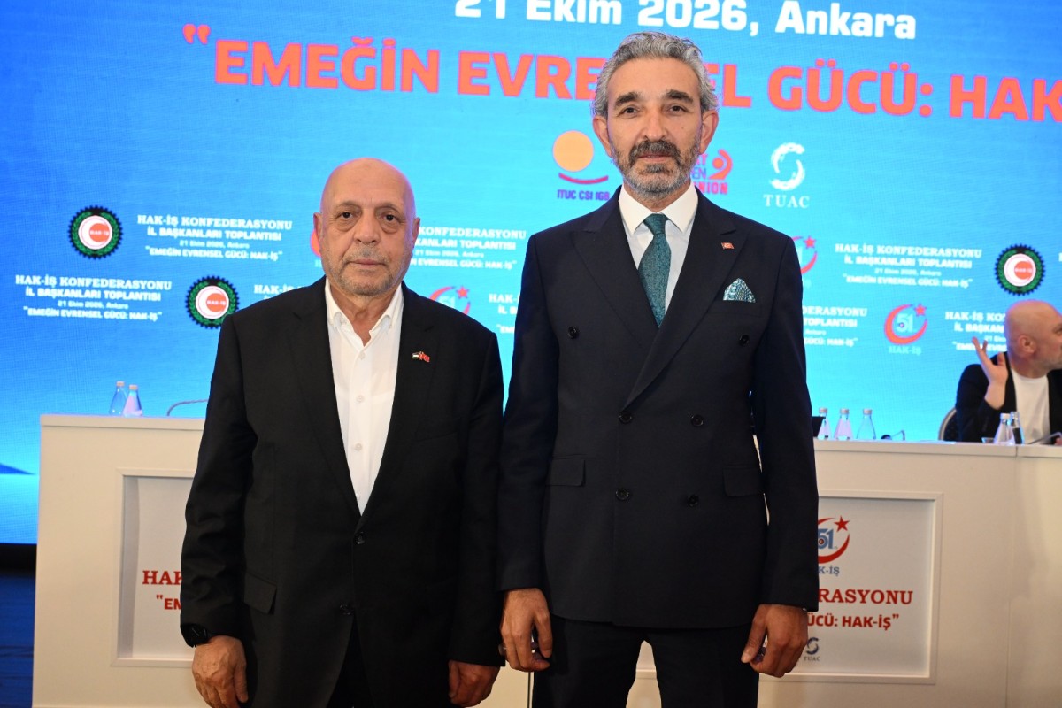 NAVRUZ, HAK-İŞ İL BAŞKANLARI TOPLANTISINA KATILDI