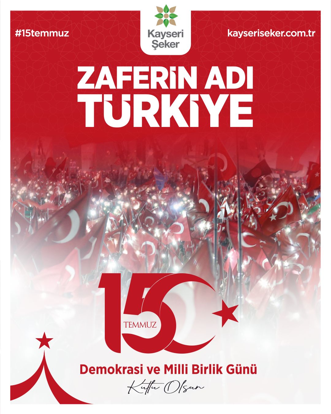 BAŞKAN AKAY’DAN 15 TEMMUZ DEMOKRASİ VE MİLLÎ BİRLİK GÜNÜ MESAJI